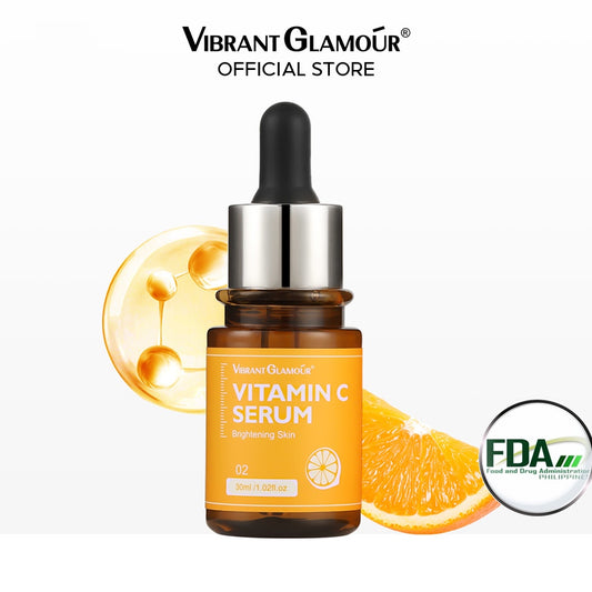 VIBRANT GLAMOUR FDA Natural Vitamin C Face Serum Brightening Whitening Skin Fade Dark Spot Smooth Fine Lines