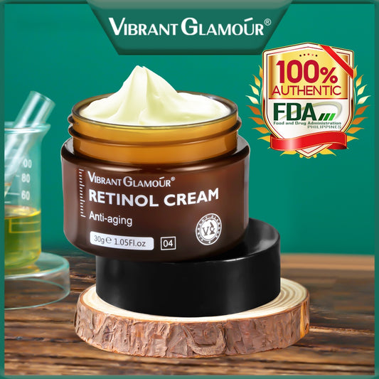 VIBRANT GLAMOUR FDA Natural Retinol Cream Face Anti-Aging Wrinkles Anti-Freckles Moisturizer 30g