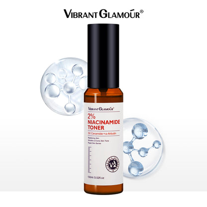 VIBRANT GLAMOUR 8% Niacinamide Whitening Face Cream 5% Niacinamide Serum & Niacinamide Toner Set