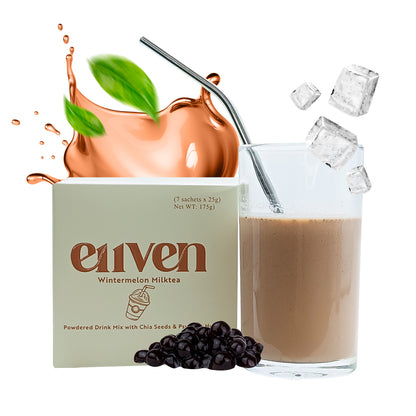 E11VEN - Wintermelon Milktea Powered Drink Mix 7 Sachets 2 Box by Ellen Adarna