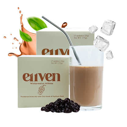 E11VEN - Wintermelon Milktea Powered Drink Mix 7 Sachets 2 Box by Ellen Adarna