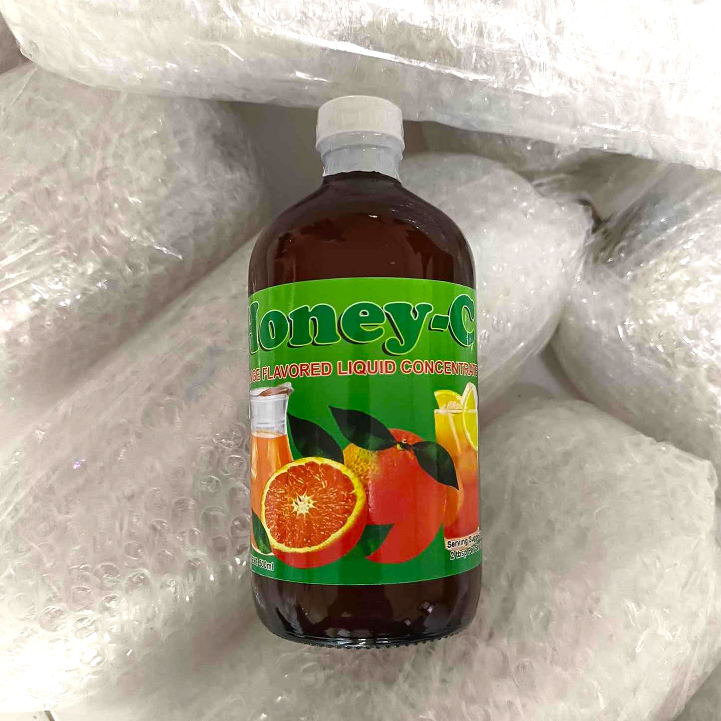 Honey C 250ml- Honey + Vit C Orange Flavor (Liquid Concentrate Beverage Natural) 1 Bottle