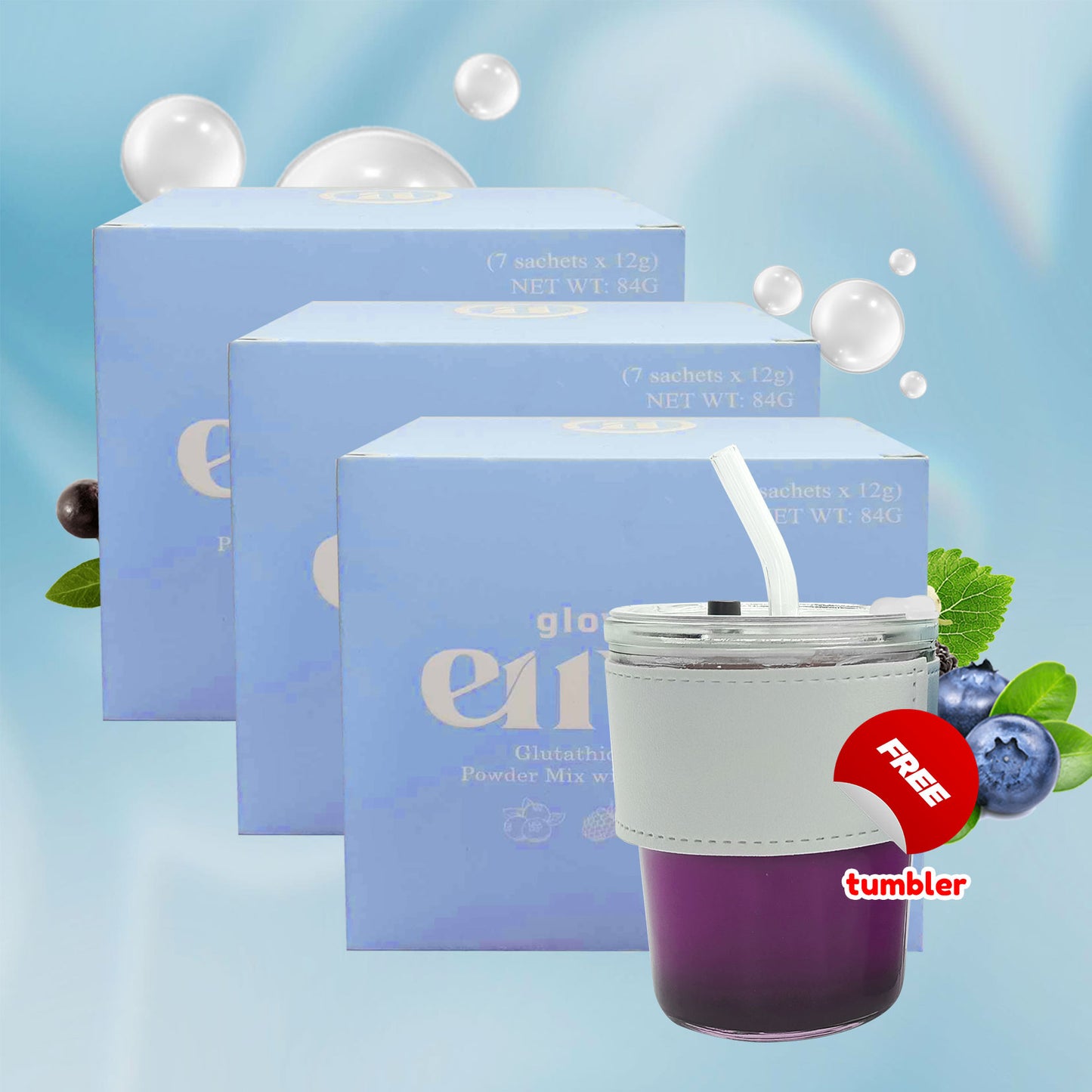 E11VEN Glowberry - Glutathione & Collagen Boosting Drink