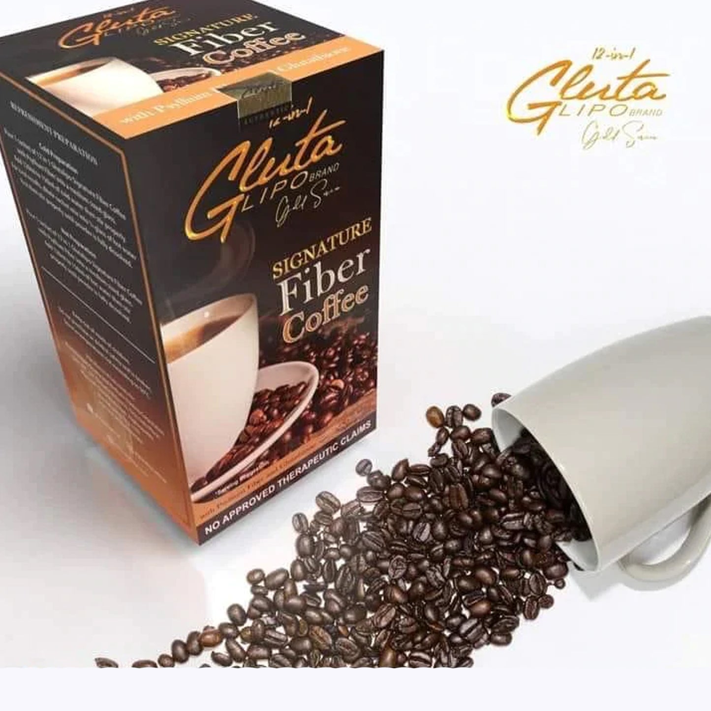 GlutaLipo New Gold Series Fiber Coffee