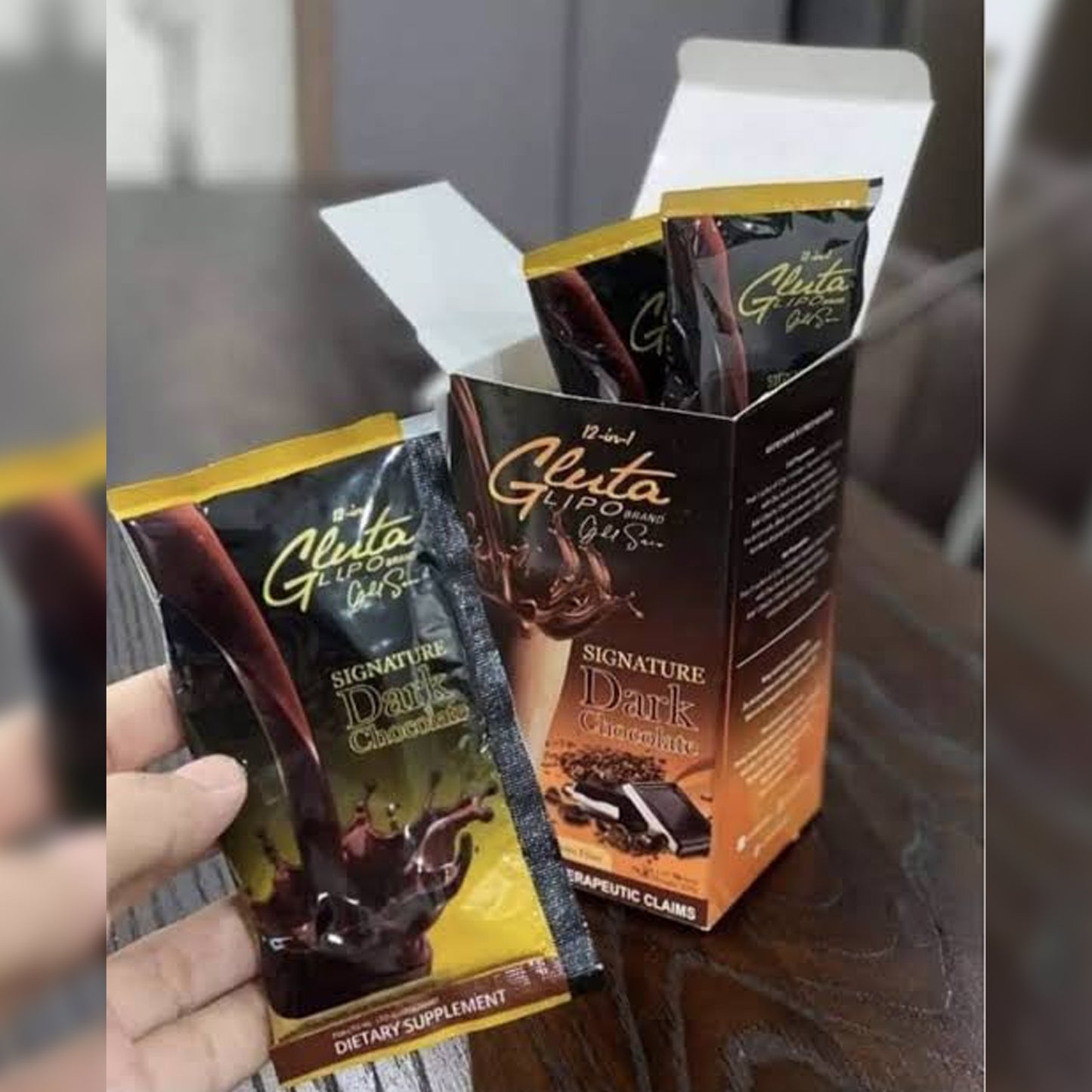 GLUTA LIPO GOLD SERIES SIGNATURE DARK CHOCO