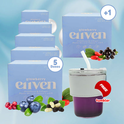 E11VEN Glowberry - Glutathione & Collagen Boosting Drink