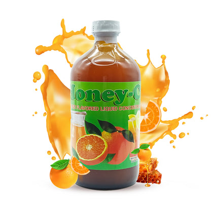 Honey C 250ml- Honey + Vit C Orange Flavor (Liquid Concentrate Beverage Natural) 1 Bottle