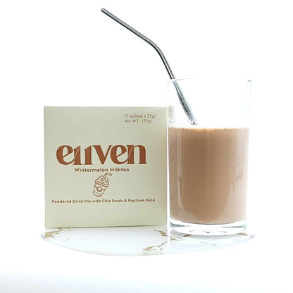 E11VEN - Wintermelon Milktea Powered Drink Mix 7 Sachets 2 Box by Ellen Adarna