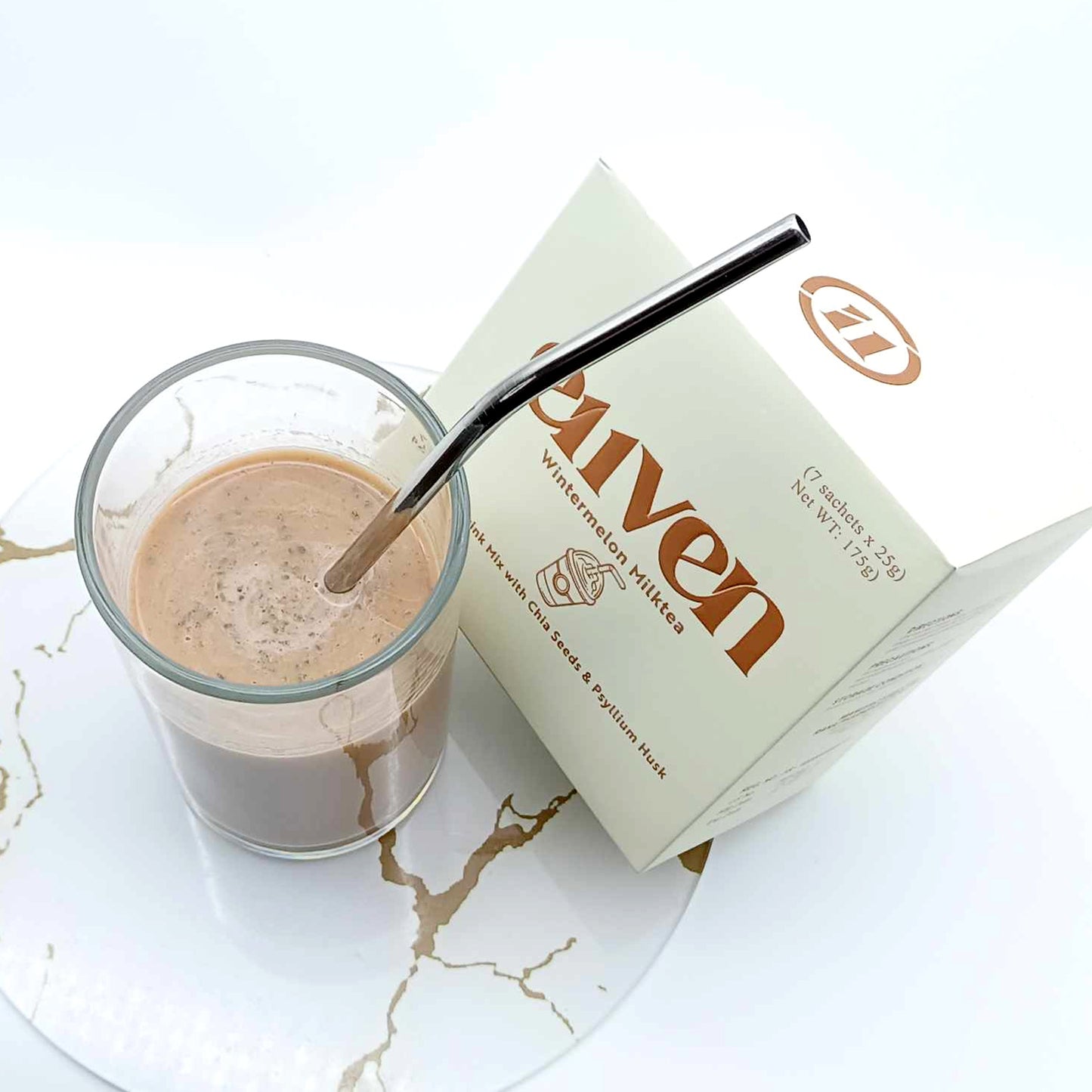 E11VEN - Wintermelon Milktea Powered Drink Mix 7 Sachets 2 Box by Ellen Adarna