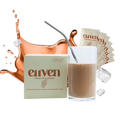 E11VEN - Wintermelon Milktea Powered Drink Mix 7 Sachets 2 Box by Ellen Adarna